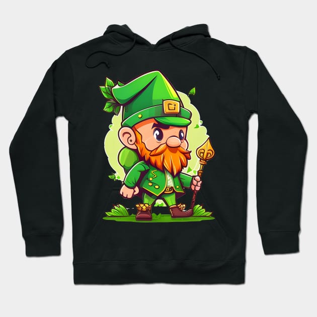 Irish Leprechaun Shenanigans Hoodie by Rochelle Lee Elliott